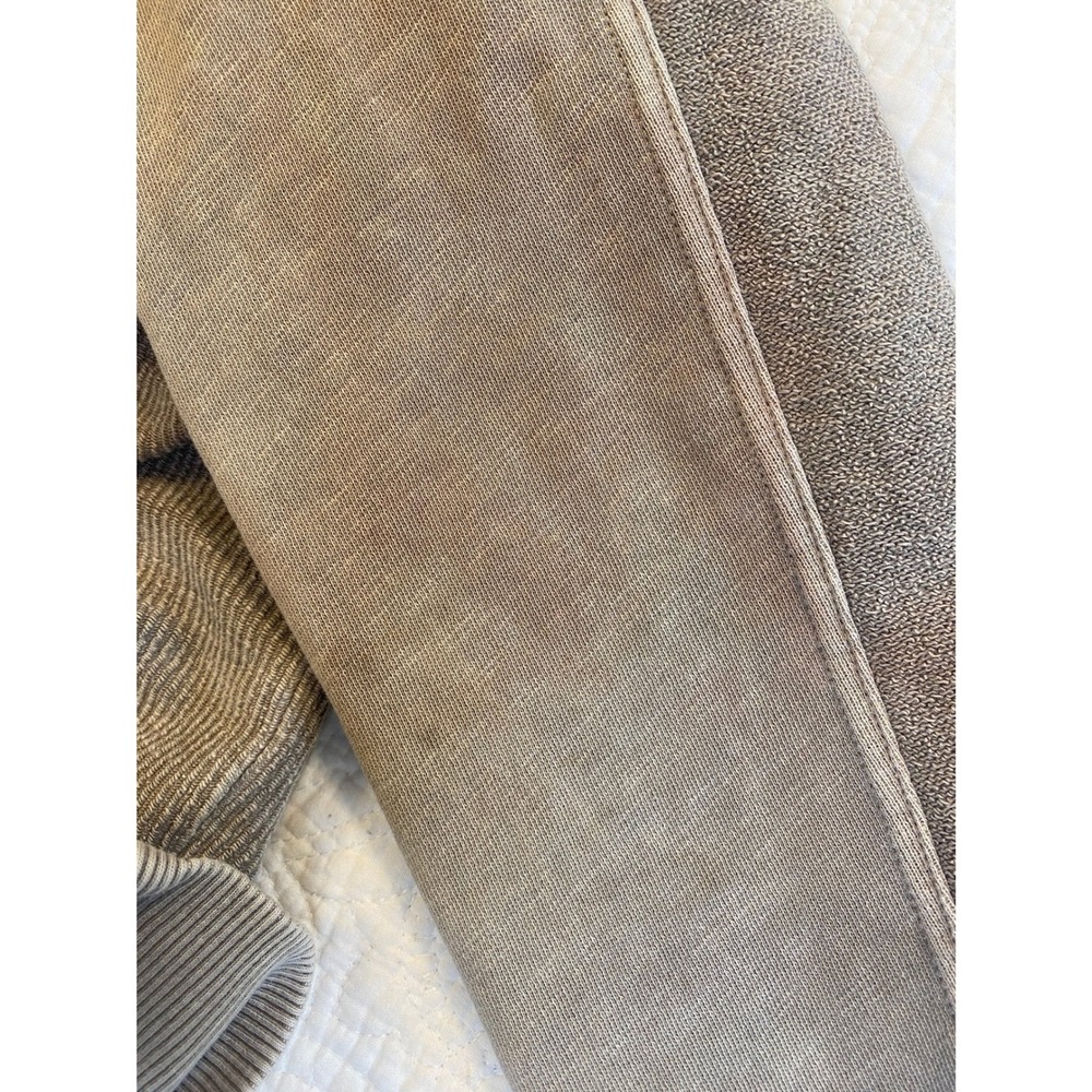 Anthropologie Pilcro & the Letterpress Mixed Media Corduroy Shacket Taupe Medium - Picture 9 of 9